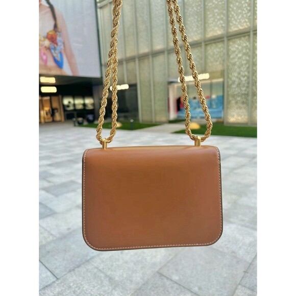 Tory Burch 73589 Eleanor Small Convertible Women's Shoulder Bag Chain Moose 0920 - Picture 13 of 16